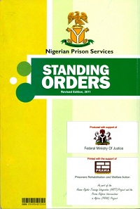 Nigeria Prison Standing Orders cover page