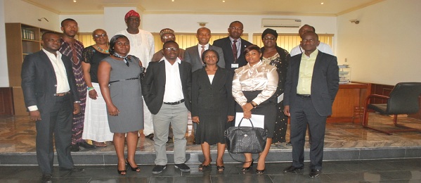 Board members, PRAWA Staff with the Attorney General in Rivers State